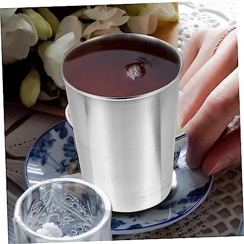 Garneck 180ml Stainless Steel Tumbler Stylish Hygienic Multi-Use for Bathroom Kitchen