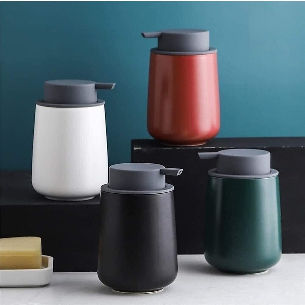 Modern Hand-Crafted Green Bath Soap Dispenser