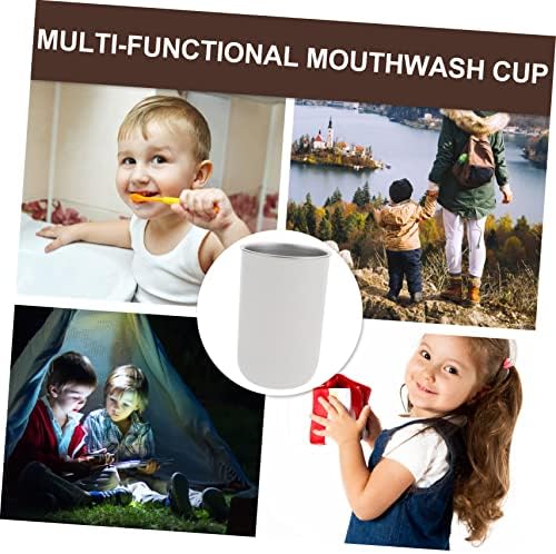 Stainless Steel Travel Cup Compact Bathroom Storage Solution