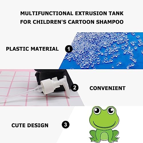 Ipetboom Frog Shape Soap Dispenser Set 1Pc