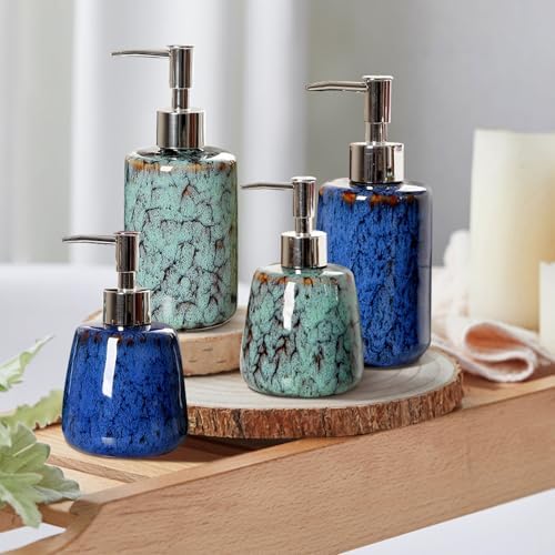 Stylish Ceramic Dispenser with Variable Glaze