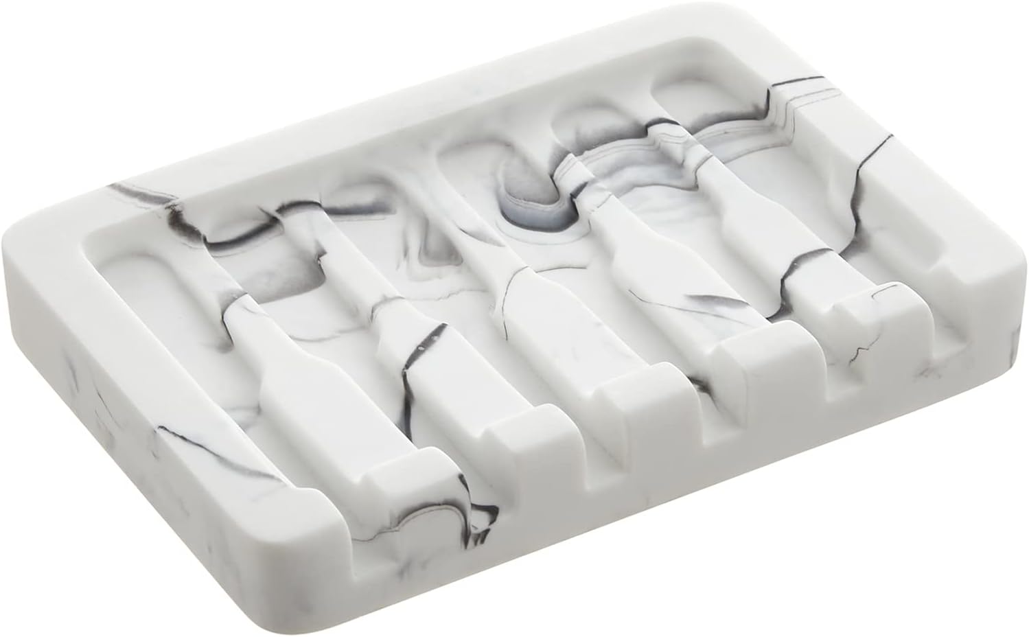 Marble soap dish holder for bathroom kitchen