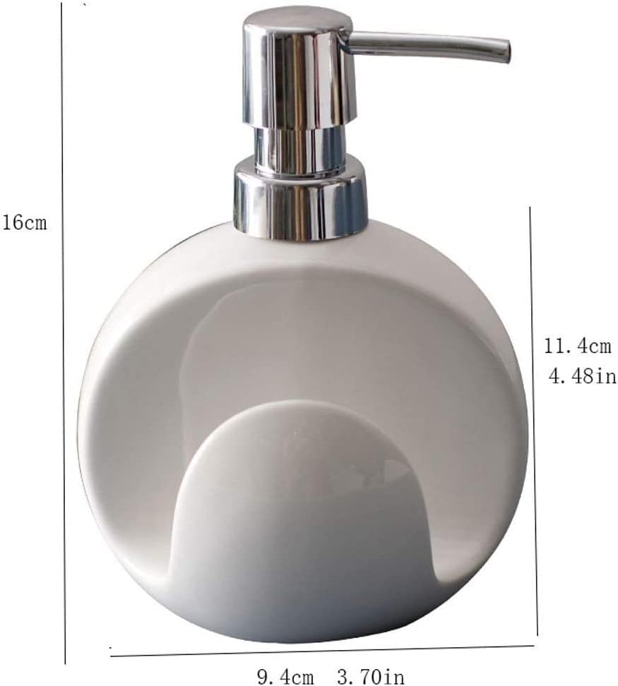 Eco-Friendly Ceramic Counter Top Soap Dispenser for Home Kitchen