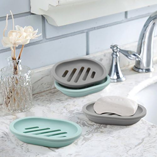 2-Pack Soap Dish Durable Safe