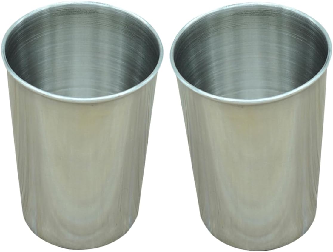 2pcs Stainless Steel Cups for Bathroom Use 1