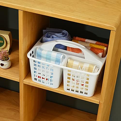 ALINK Portable Shower Caddy with 3 Compartments for Bathroom Use