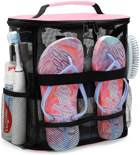 Effortless Mesh Shower Caddy for Girls