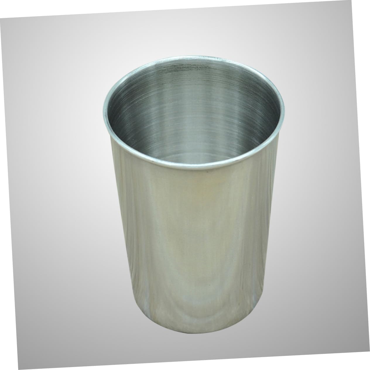 MAGICLULU 2-Pack Stainless Steel Tumbler Reusable Water Toothbrush Cups 180ml Silver