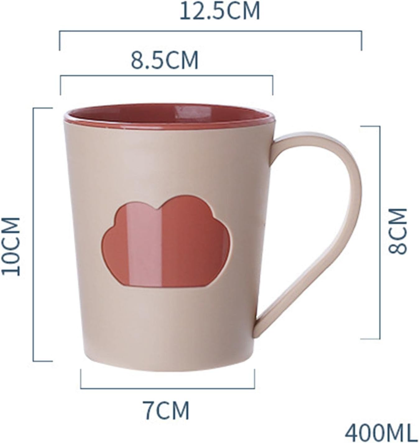 Unique Style 400ml Reusable Bathroom Tumbler Brush Cup