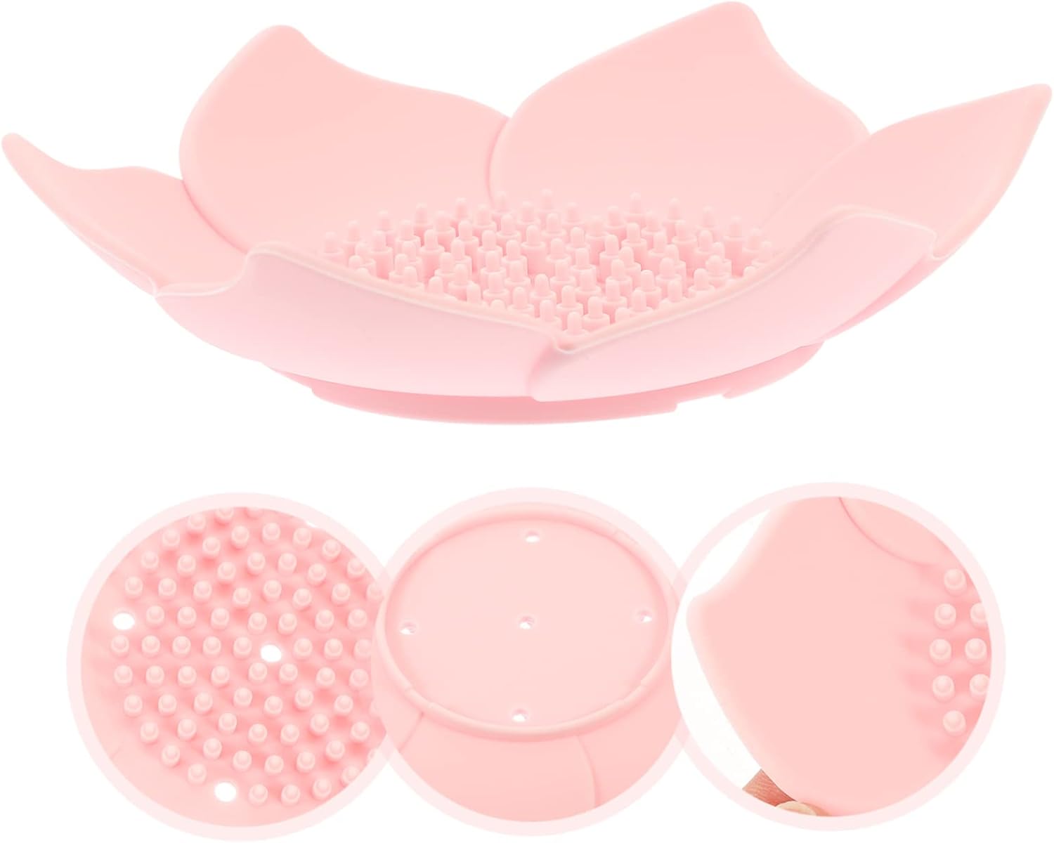 Self-Draining Floral Soap Holder