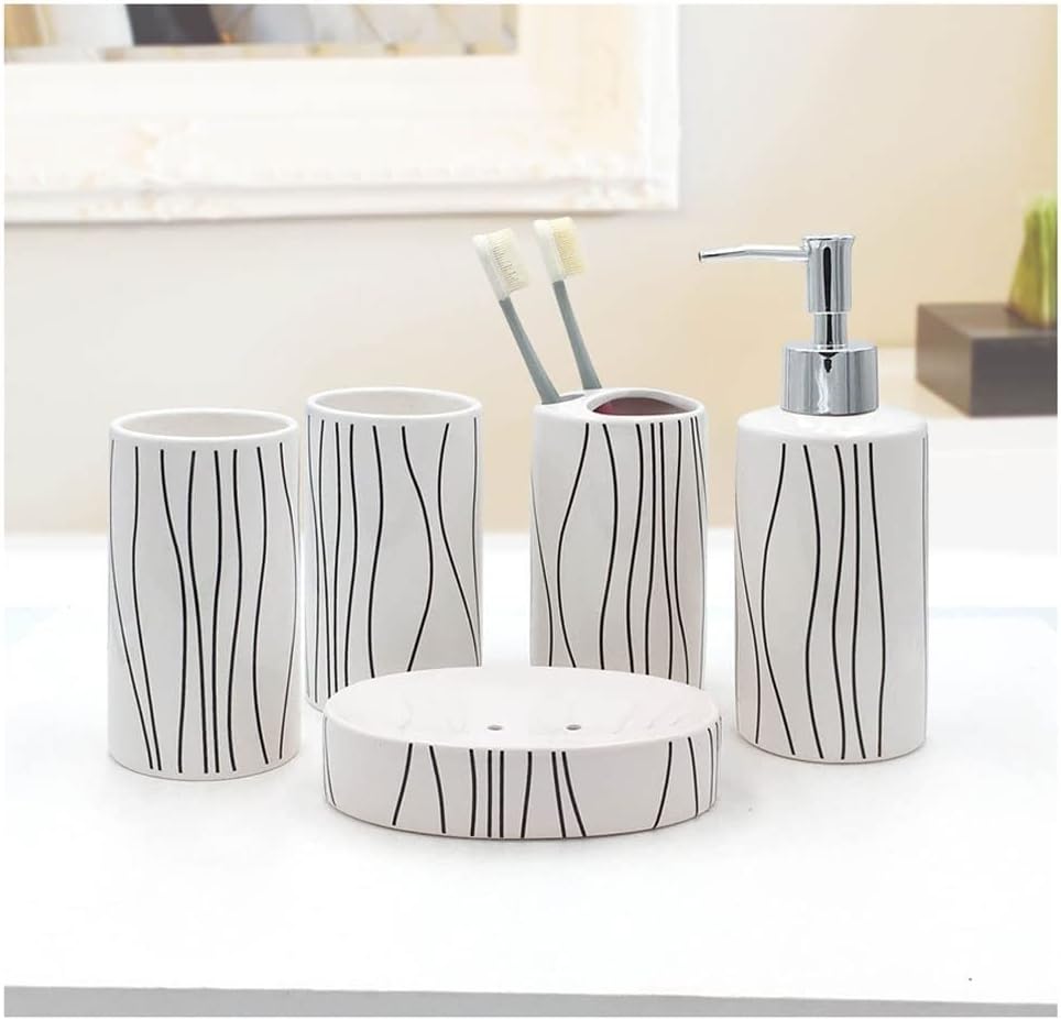 Bathroom Set 5-Piece Dispenser Collection