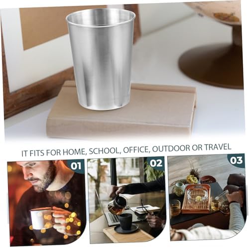 Garneck 180ml Stainless Steel Tumbler Stylish Hygienic Multi-Use for Bathroom Kitchen