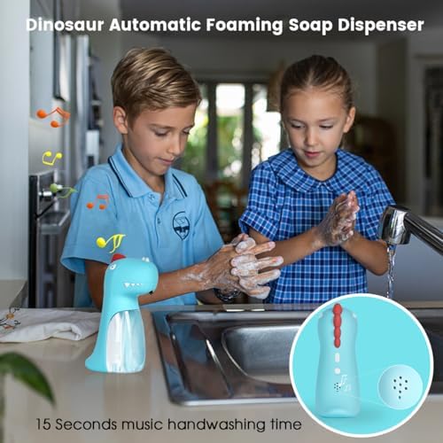Dinosaur Shaped Automatic Foaming Soap Dispenser for Kids BIOhazy