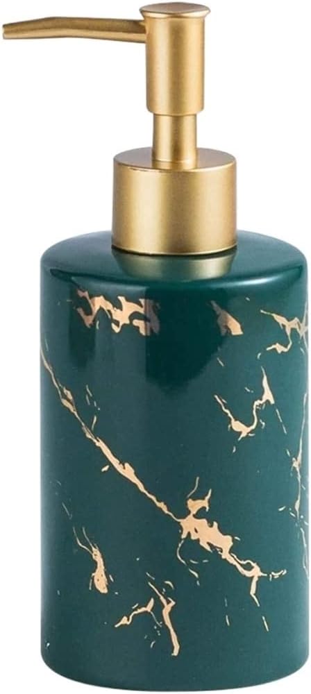 Elegant Green Ceramics Top soap dispenser for home and bath