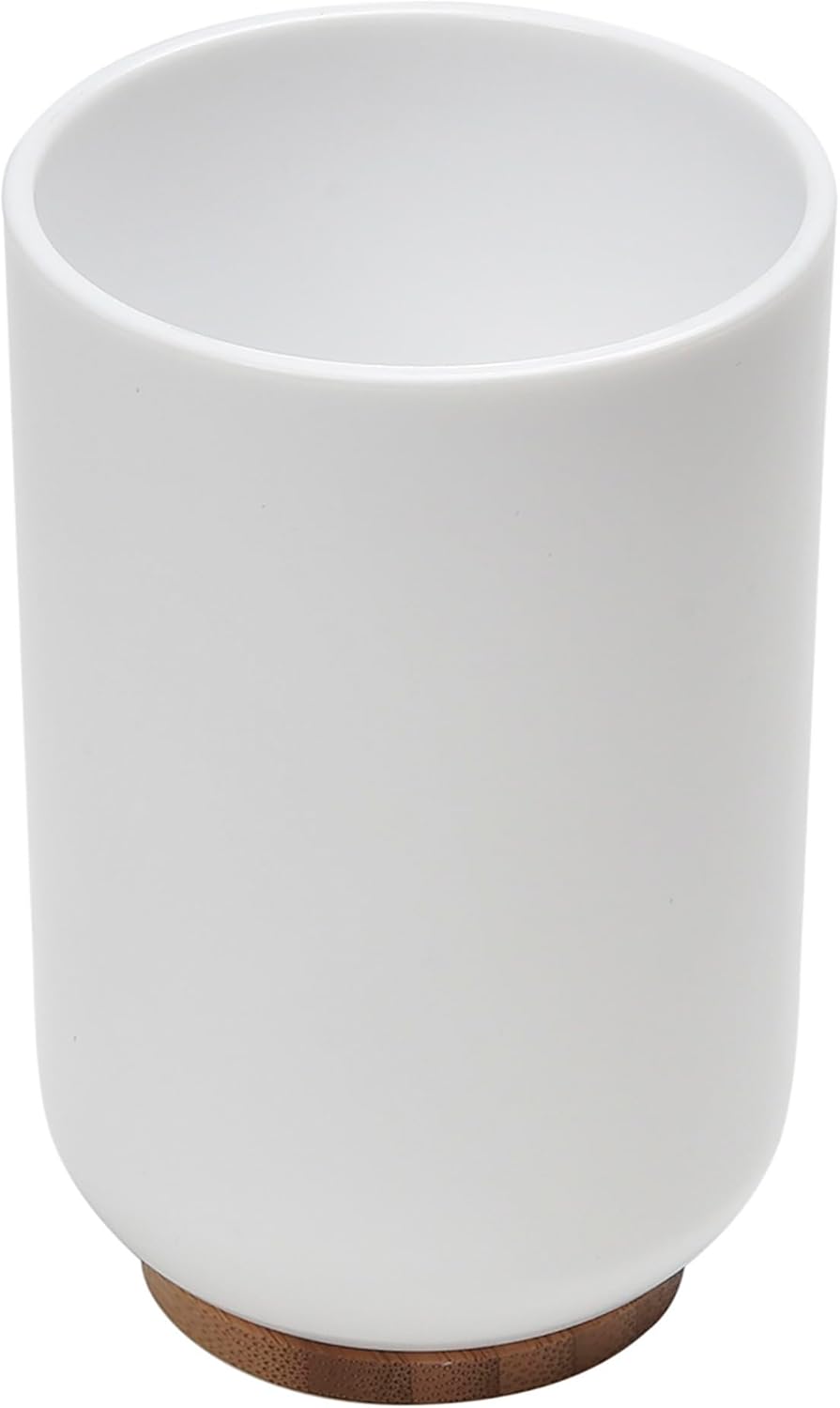 EVIDECO Bamboo Vanity Tumbler - 10 fl oz Capacity - Durable Bamboo PS Design