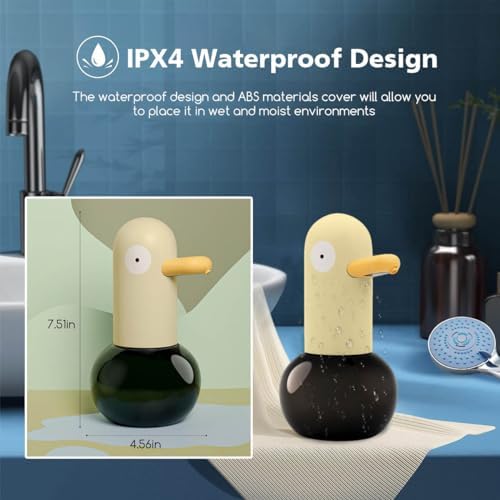Kids Highlight automatic soap dispenser with 2 synchronize modes and USB recharging