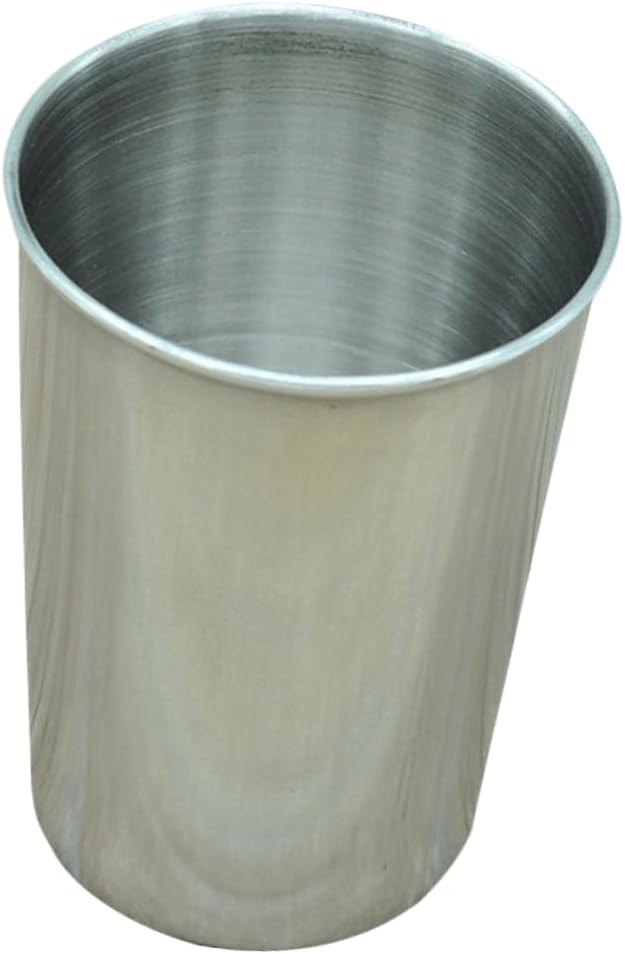 Two-Pack Stainless Steel Water Toothbrush Holder Cups 180ml Everyone Likes