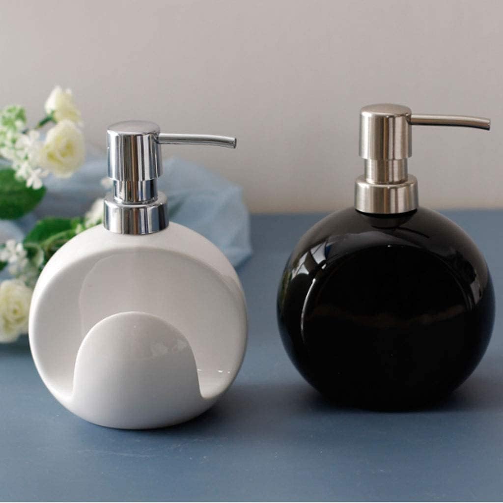 Eco-Friendly Ceramic Counter Top Soap Dispenser for Home Kitchen