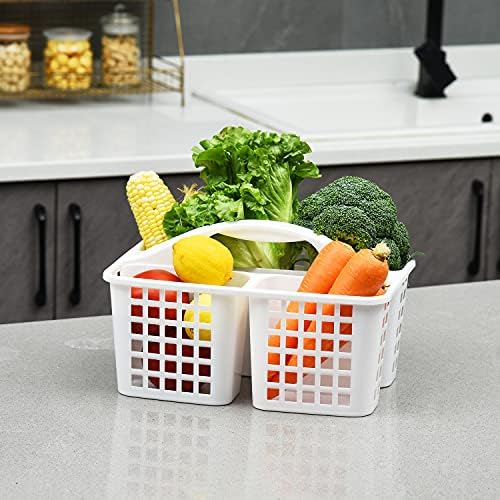 ALINK Portable Shower Caddy with 3 Compartments for Bathroom Use