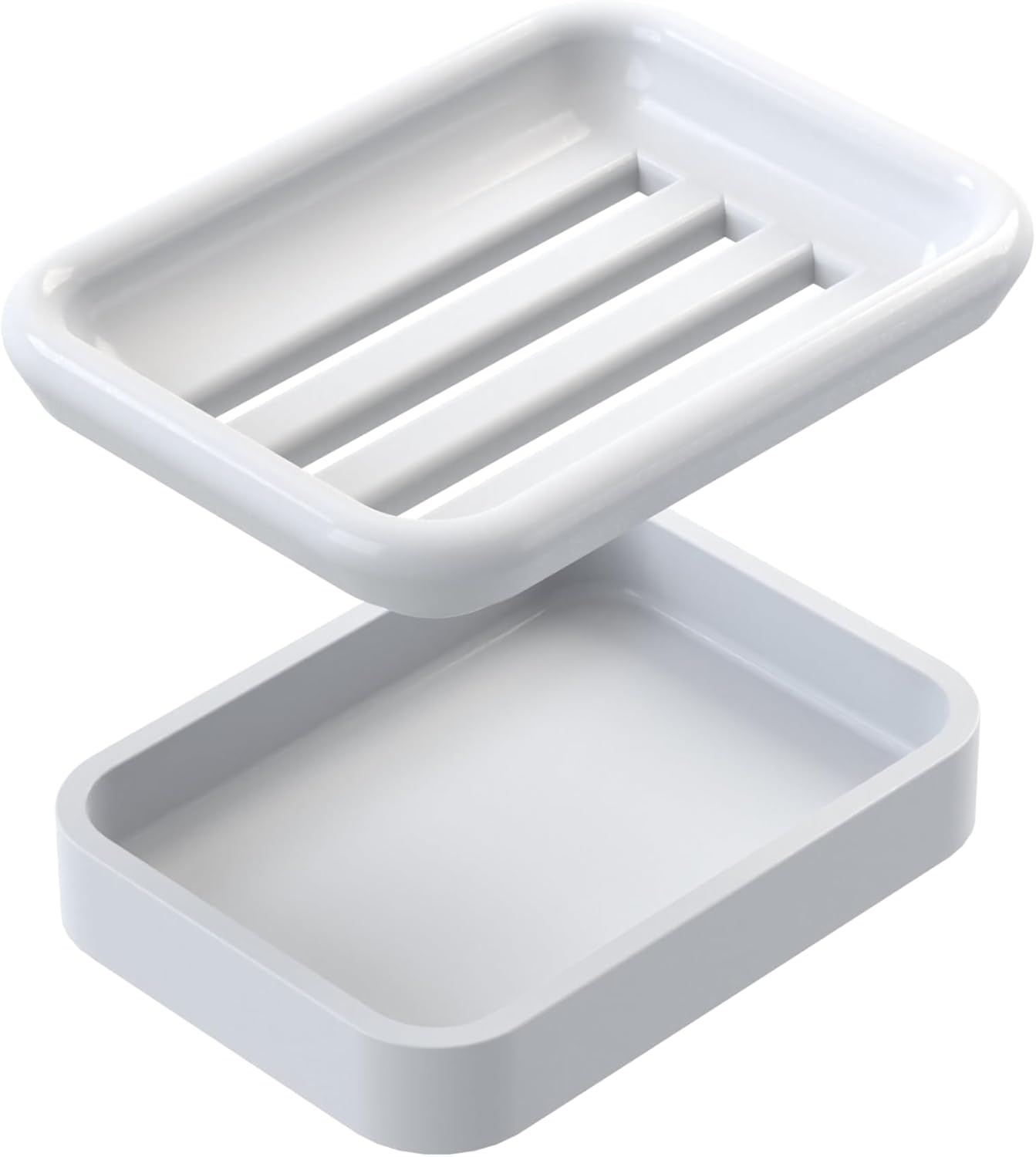 Quartzerra Double Layer Granite Soap Dish
