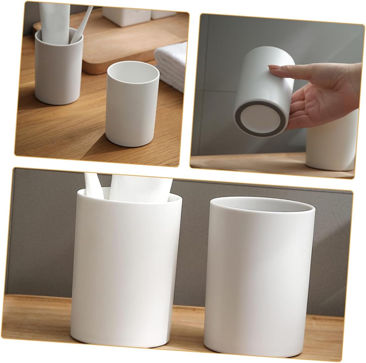 2-Pack Reusable Travel Toothbrush Holder