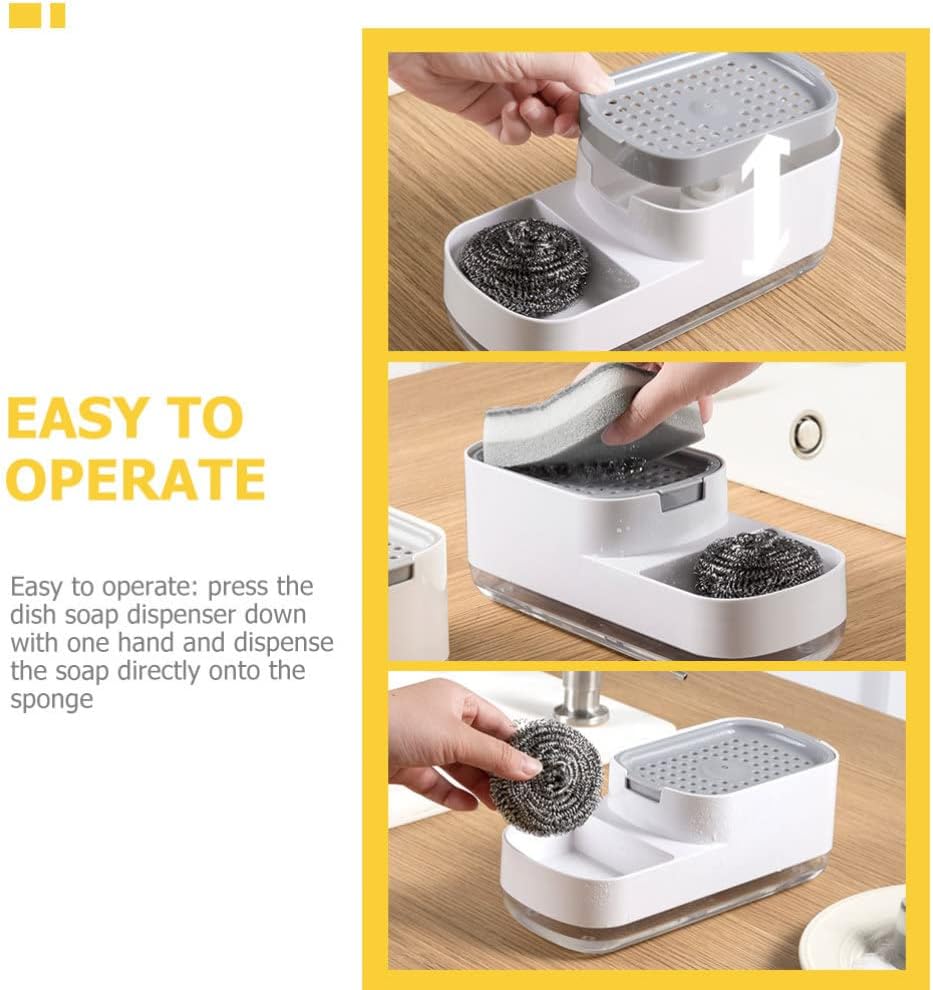 Durable Dish soapand sink sponge holder for home and bathroom