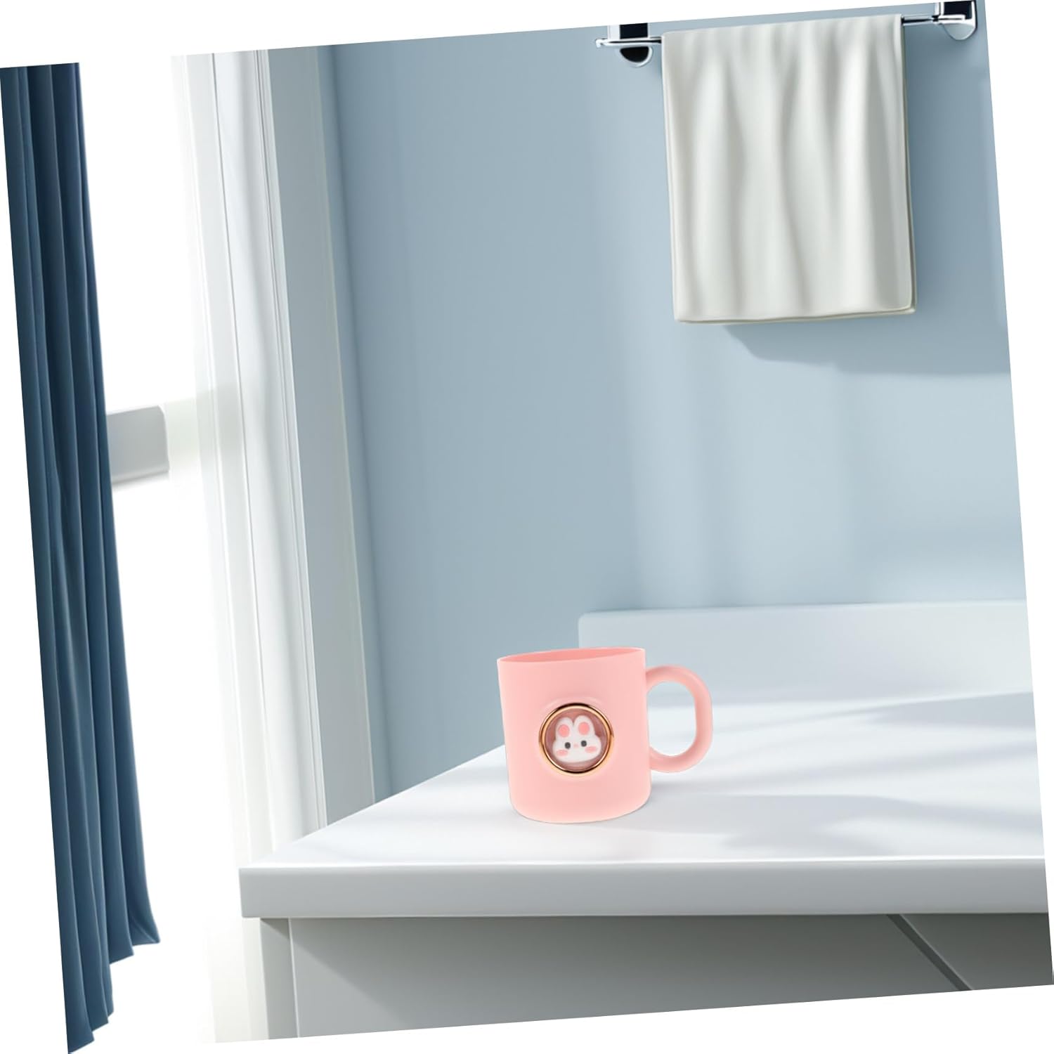 Cute Animal Toothbrush Holder for Kids Travel Bathroom Suction Cup