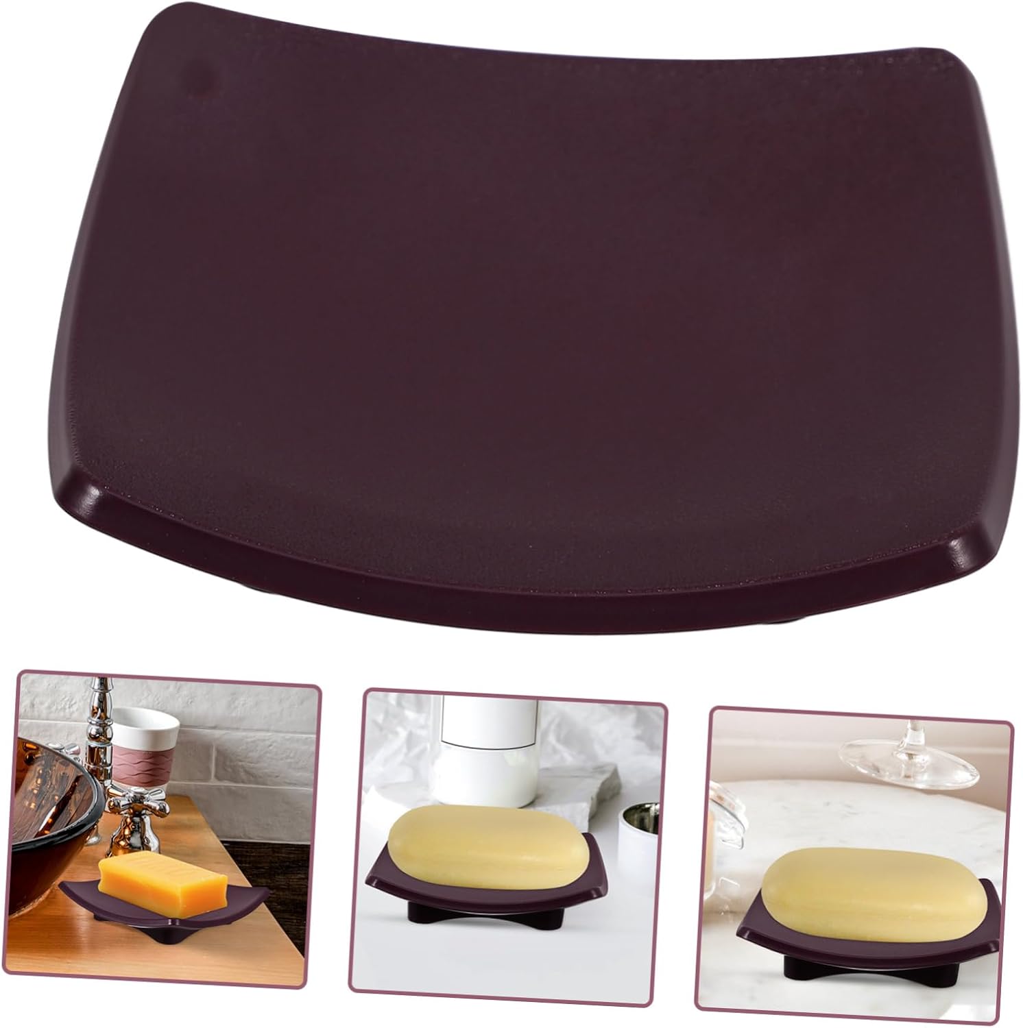 gleavI reusable soap dish for bathroom