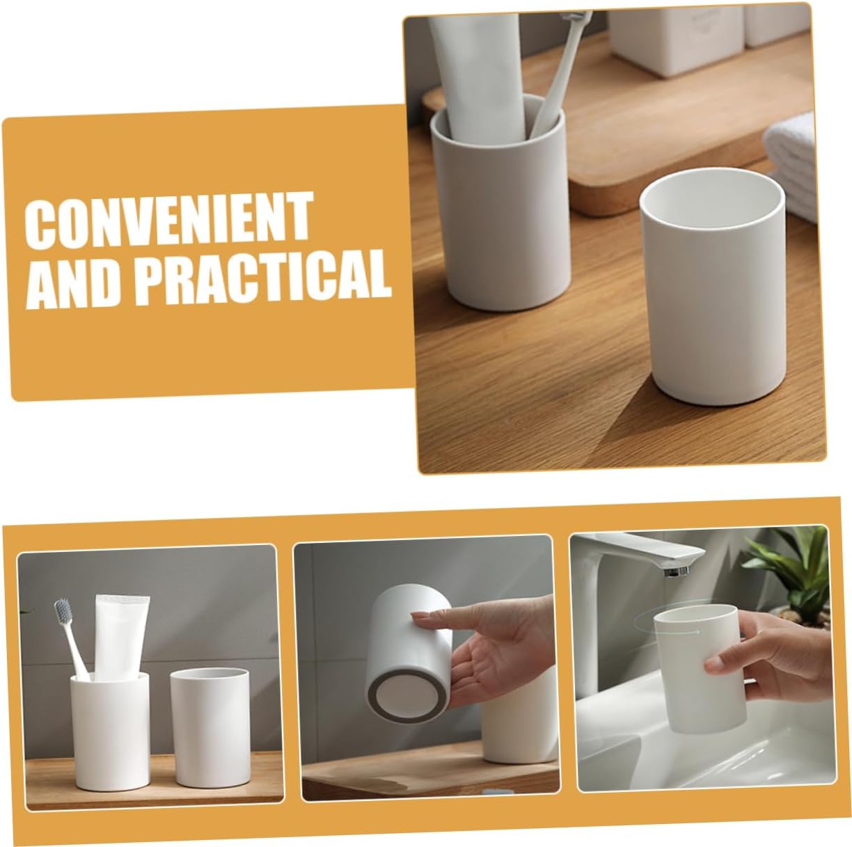 Seat your style with Beatifufu - Reusable Mouthwash Cup Toothbrush Holdernets Privacy partition ideas