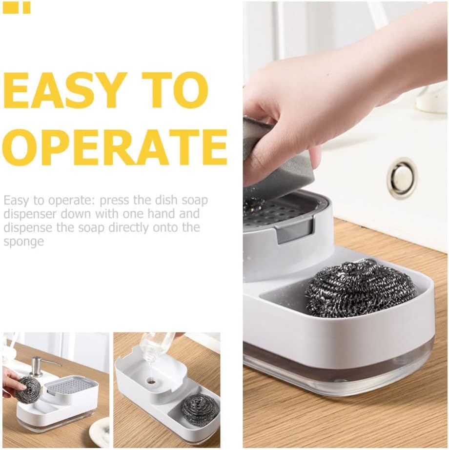 Durable Dish soapand sink sponge holder for home and bathroom