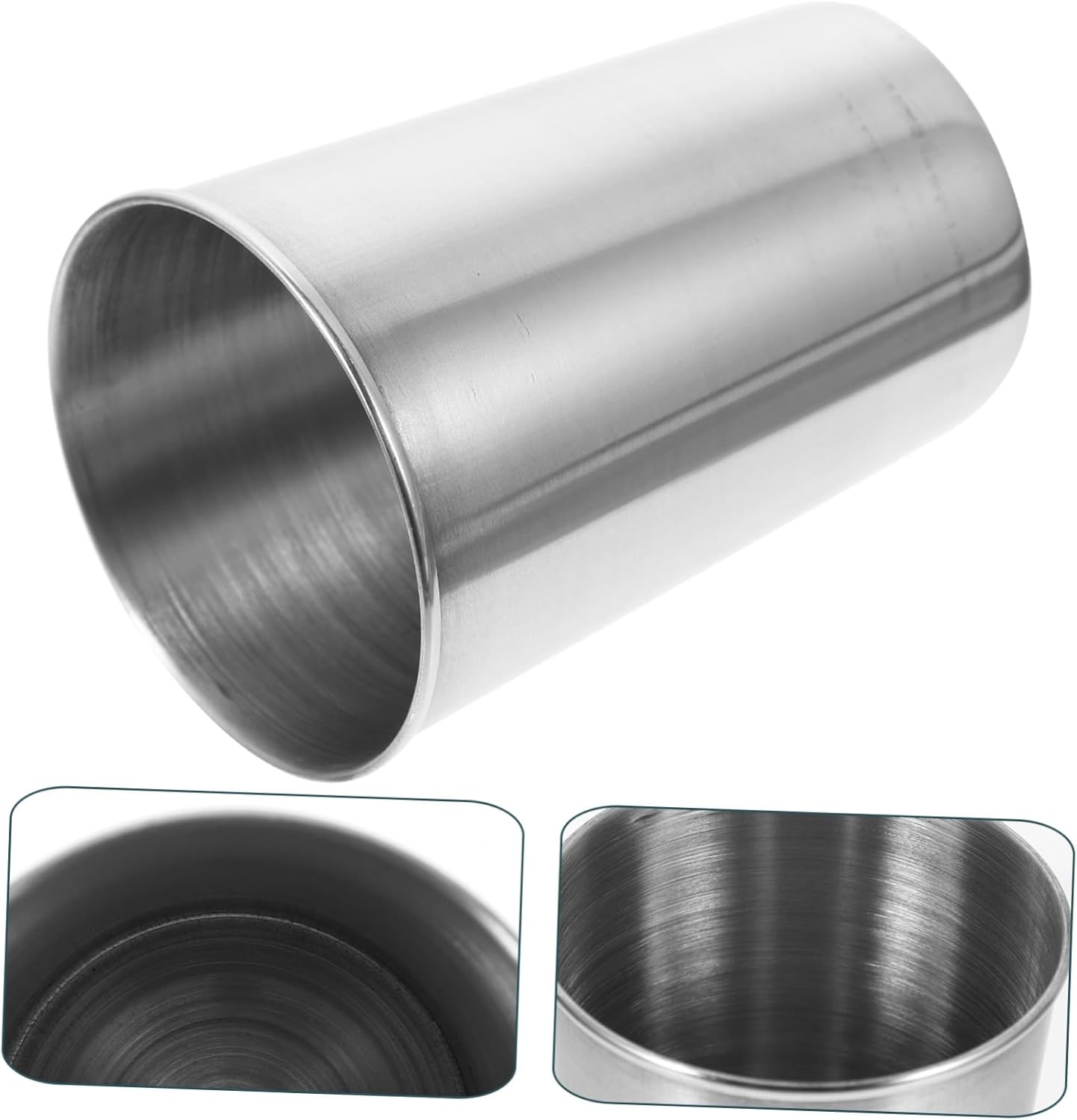 Luxshiny bathroom tumbler stainless steel mouthwash cup for home and travel 180ml
