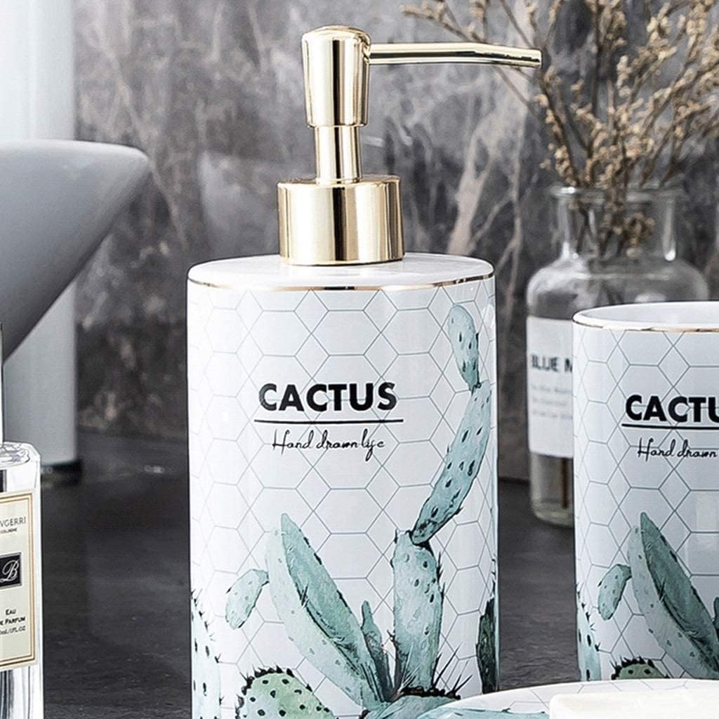 Eco-Friendly Cactus bath Accessory Set