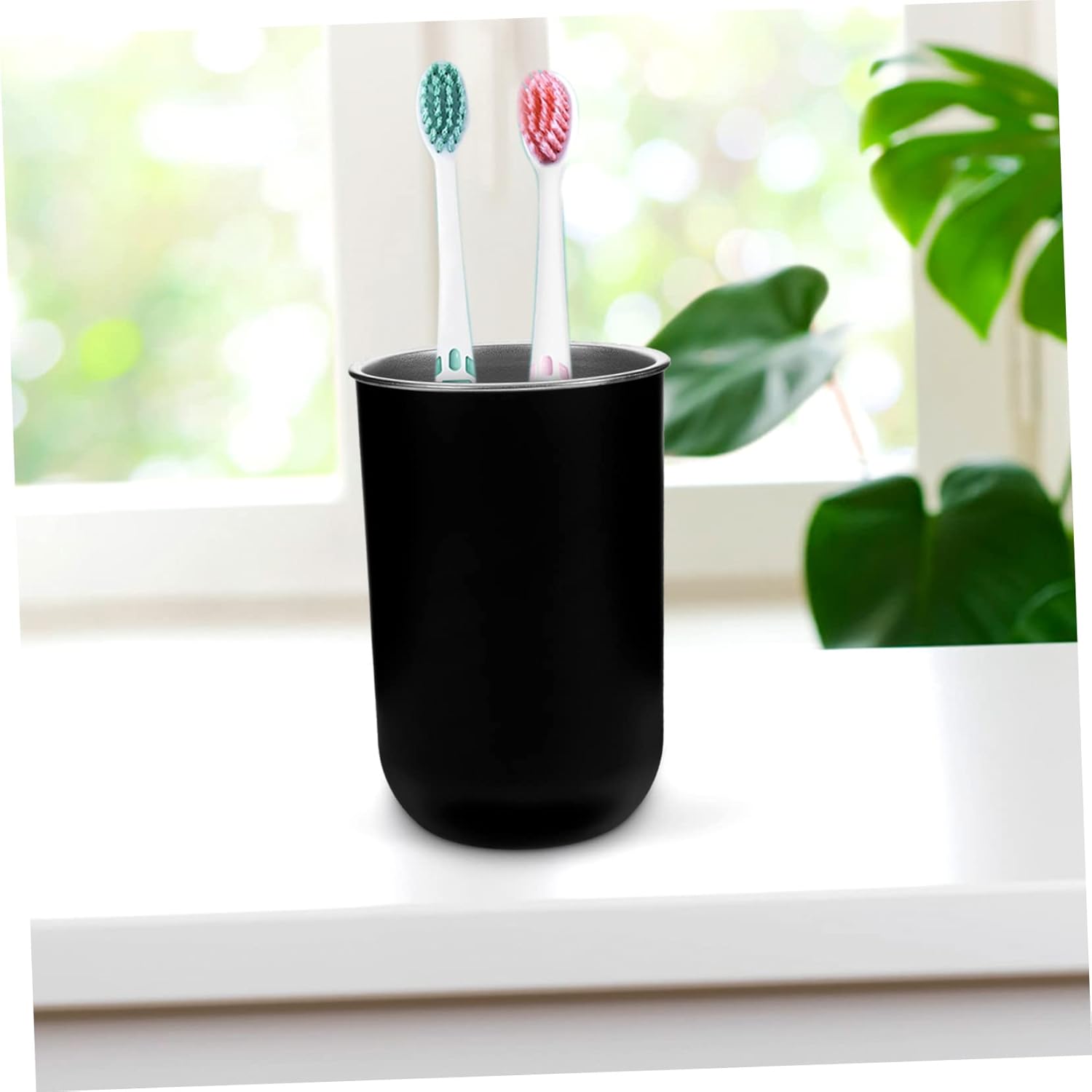 2pcs Stainless Steel Toothpaste Tumbler Set