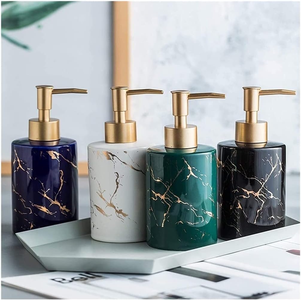 KAAZEE Blue Ceramic Soap Dispenser