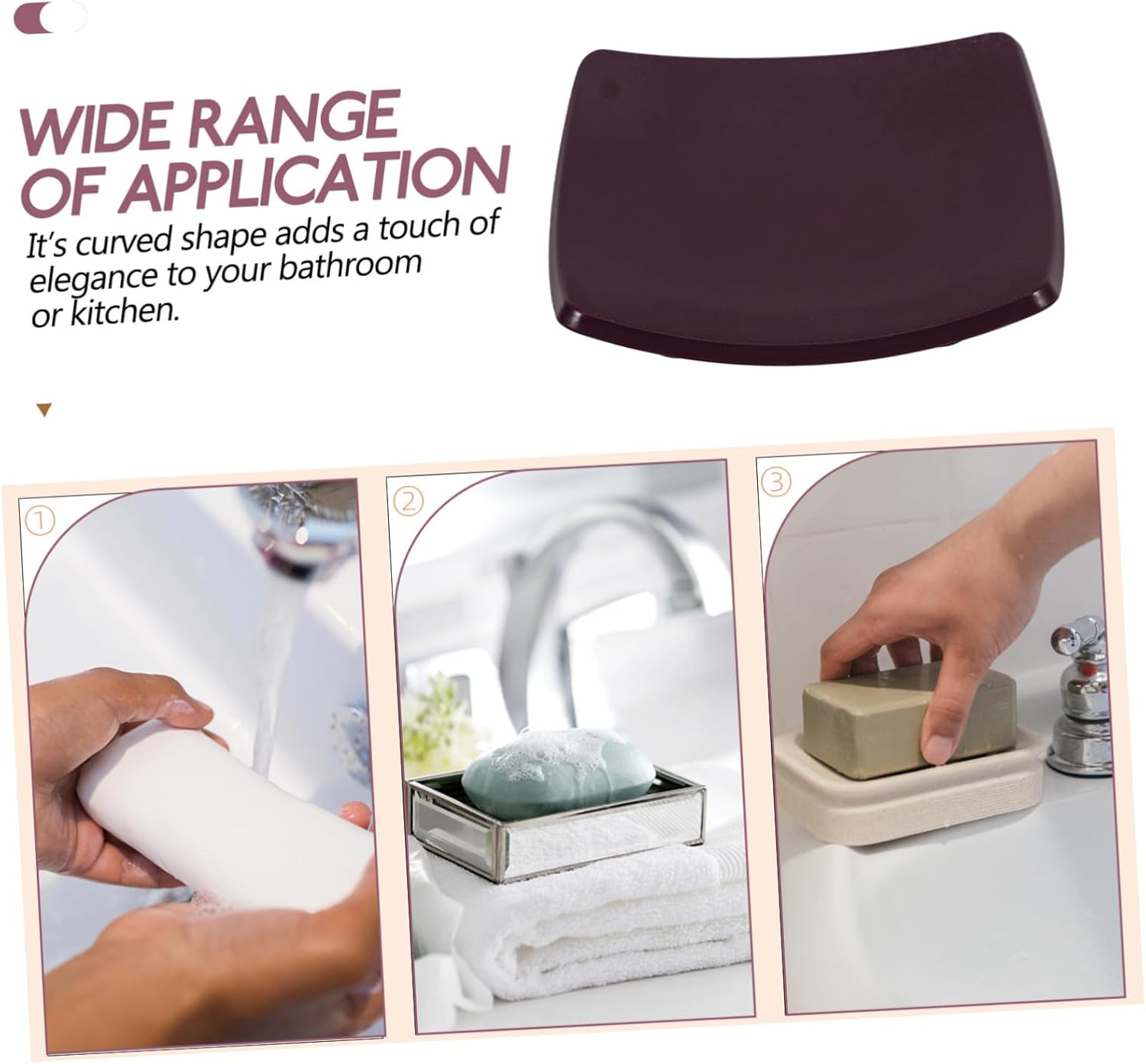 Healifty Bar Organizer - Stylish Bath Accessory for Sponges and Soaps
