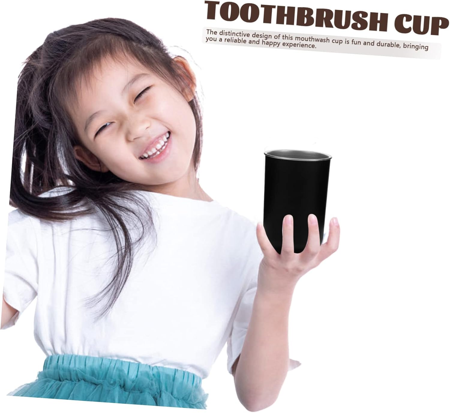 2pcs Stainless Steel Toothpaste Tumbler Set