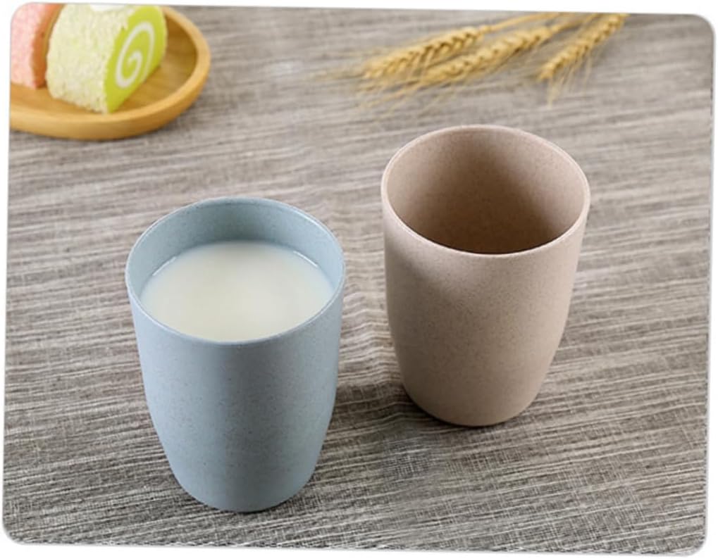 ETHZZLE Bathroom Tooth Cup Wheat Straw Tumbler