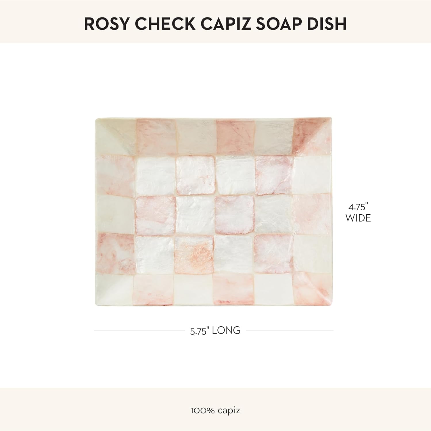 Mackenzie-Childs Decorative Pink-White Check