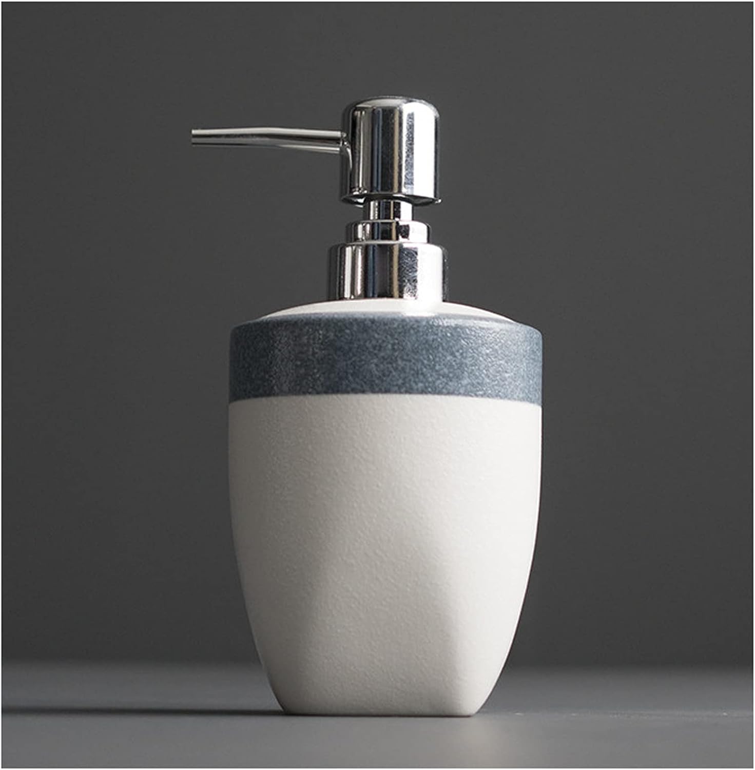 Tomyeus Snow Glaze Ceramic Soap Dispenser Set