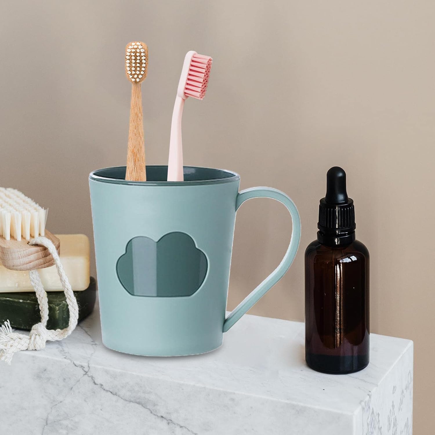 400ml Bathroom Tumbler Toothbrush Cup