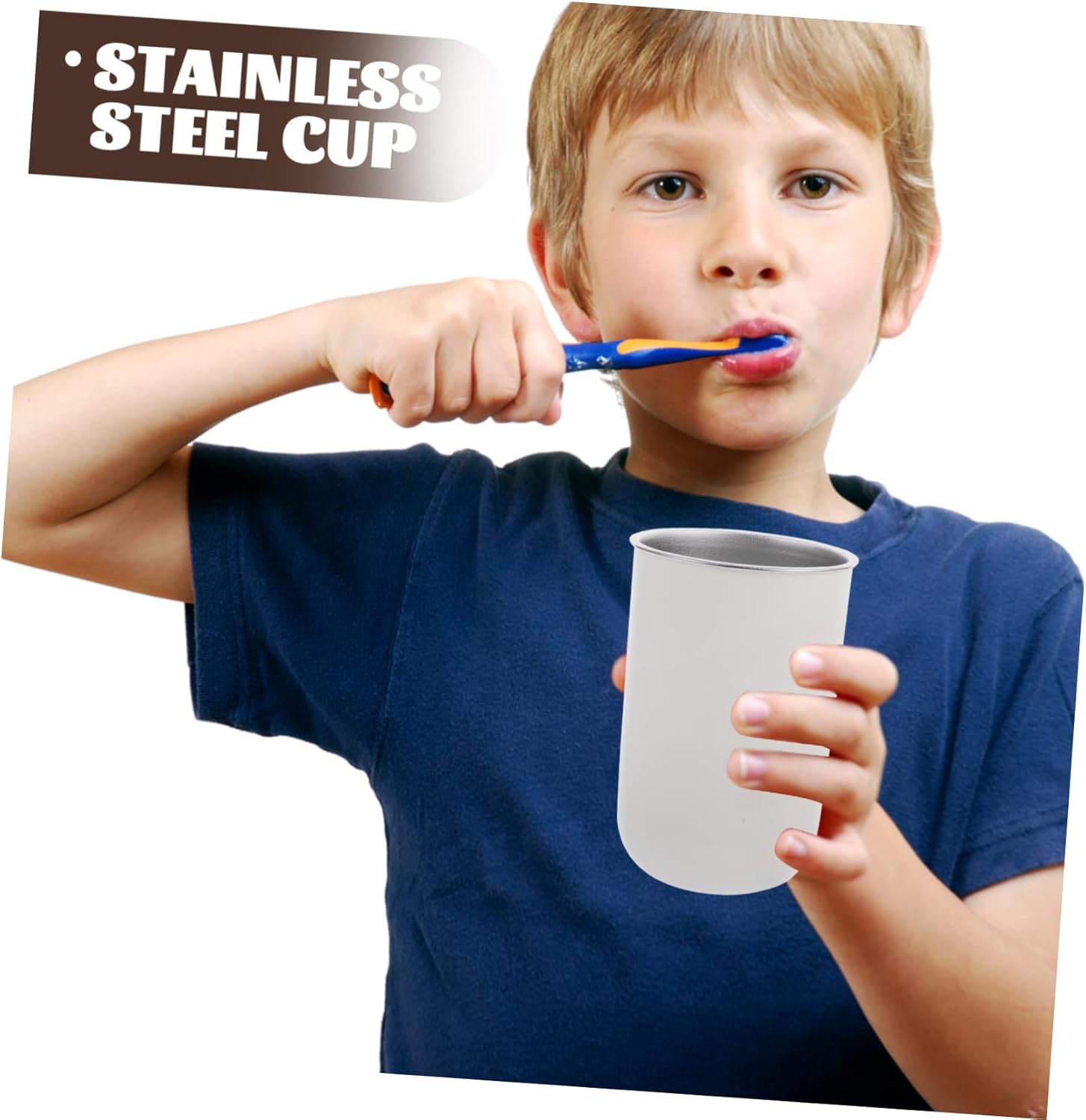 Stainless Steel Toothbrush Toothpaste Tumbler