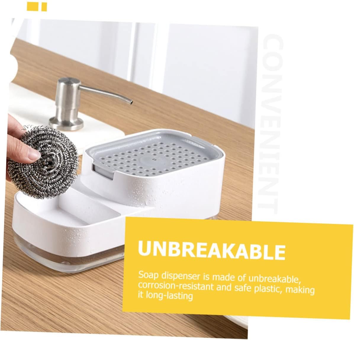 Space-Saving One-Hand White