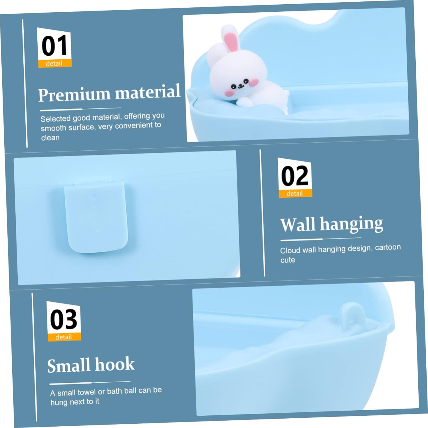 Perfect bathroom wall soap holder Space-saving