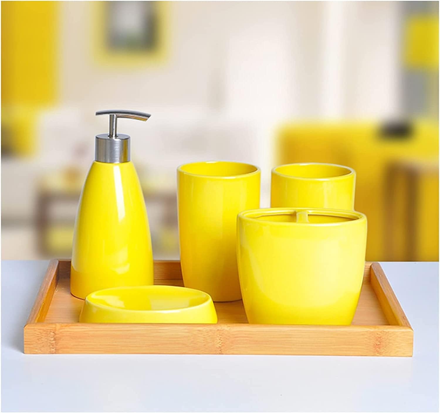 OXOAMP 4-Piece Countertop Soap Dispenser Set