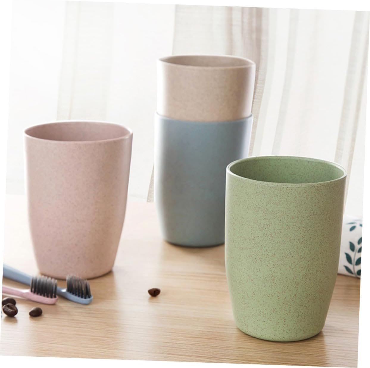 Bathroom Tooth Cup Wheat Stem Rinsing Mug