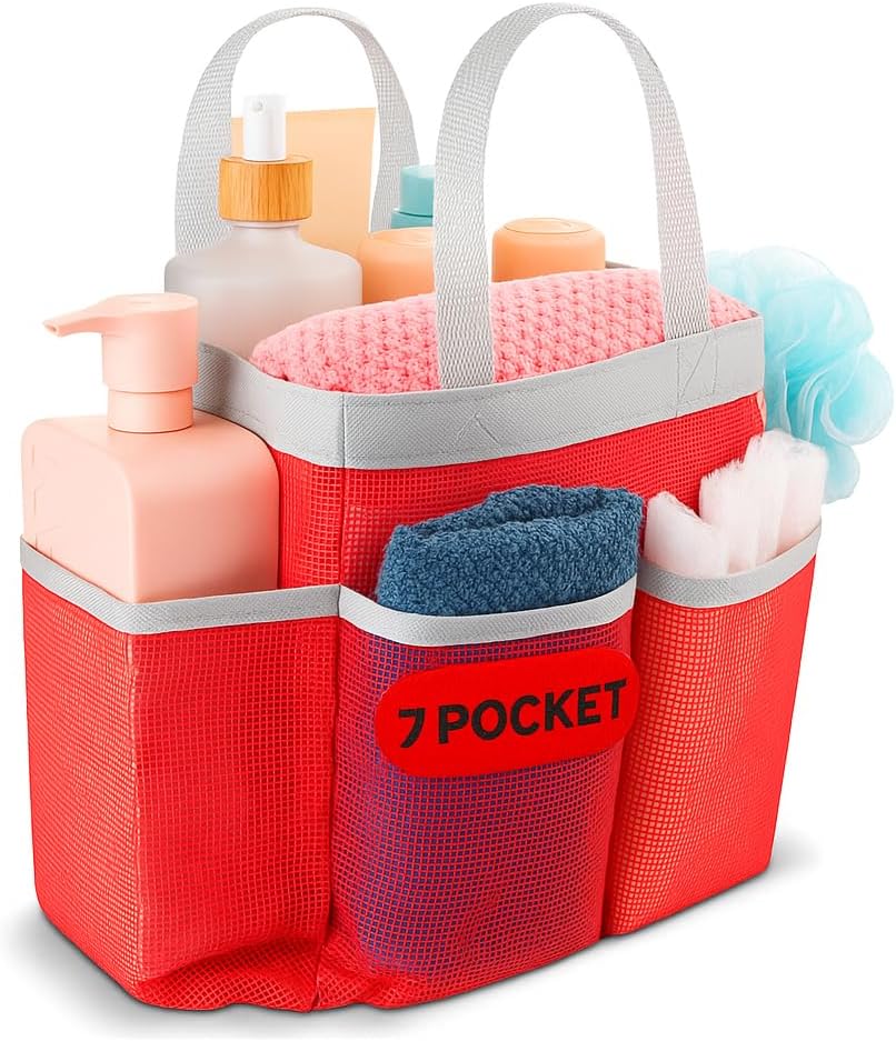 Collapsible Shower Organizer for Travel