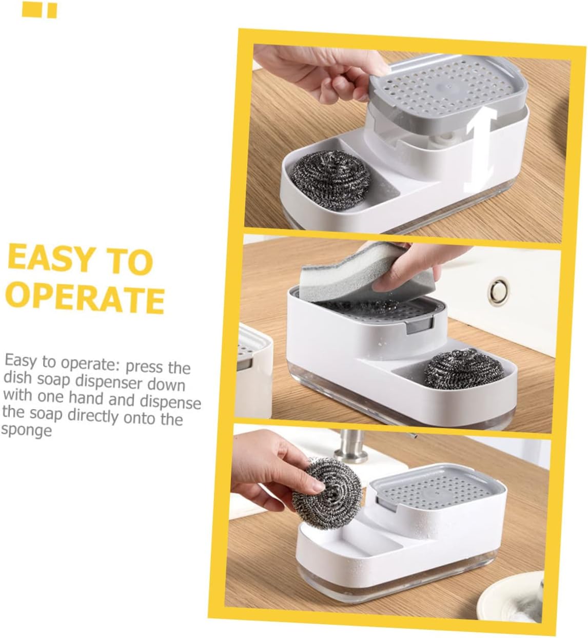 Space-Saving One-Hand White