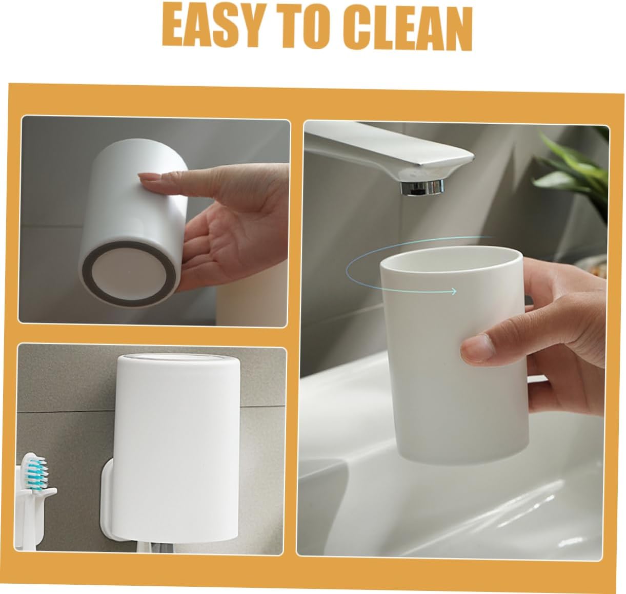 2-Pack Reusable Travel Toothbrush Holder