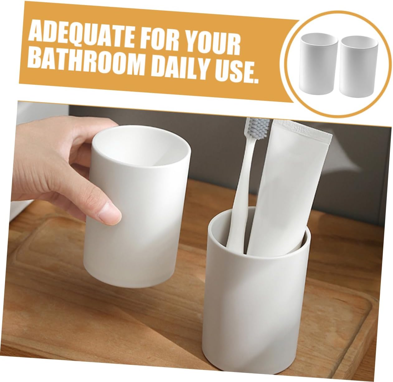Seat your style with Beatifufu - Reusable Mouthwash Cup Toothbrush Holdernets Privacy partition ideas