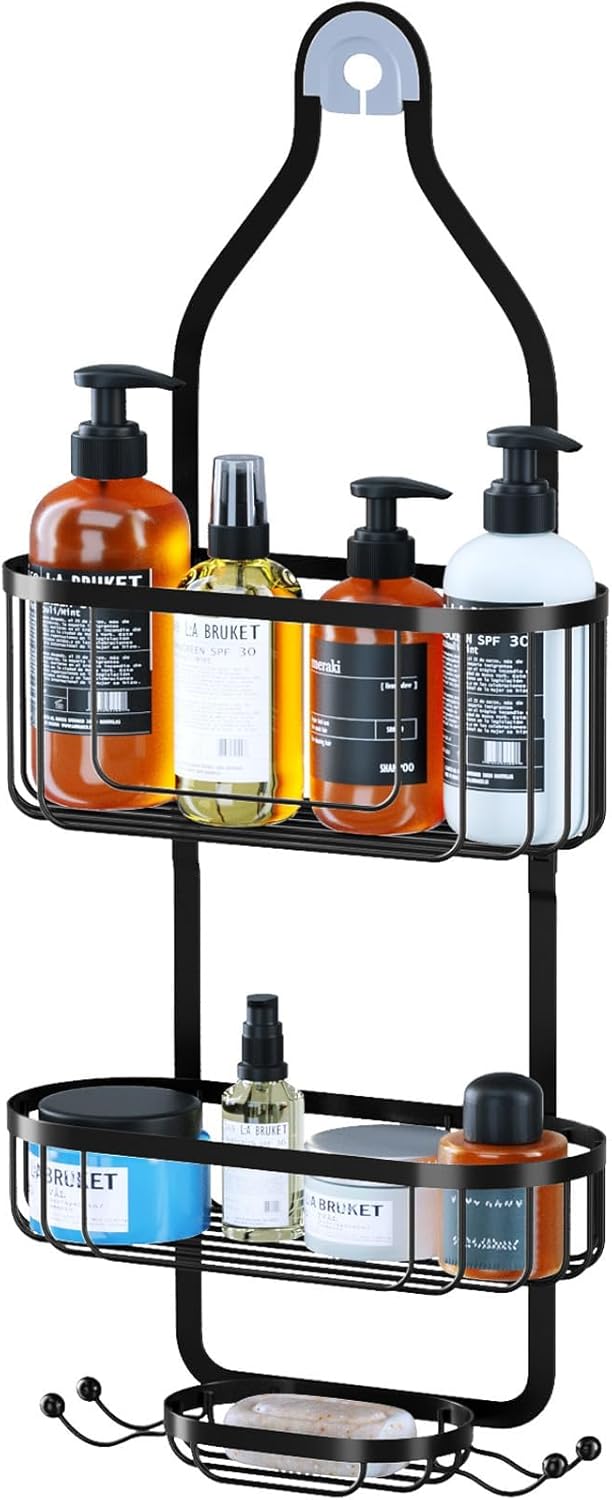 Kadolina Hanging Shower Organizer wSuction Cups
